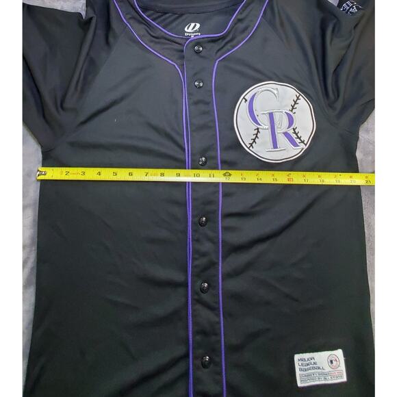 Colorado Rockies Sz M Jersey MLB Major League Baseball Dynasty Series Ca17-43 - Picture 3 of 6